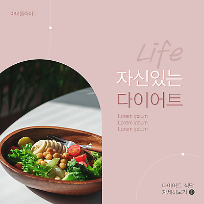 템플릿 배너 분홍색 다이어트 팝업 사람없음 샐러드 식단 건강식 나무그릇 저칼로리 식단관리 이미지템플릿 AI파일 그릇 음식 컬러 건강 목재 파일형식 벡터