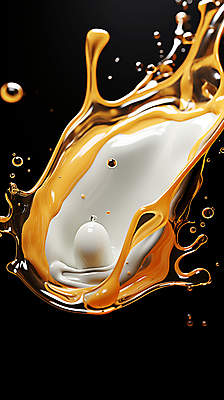 JPG 편집이미지 순간포착 사람없음 노란색 물방울 액체 뿌리기 디지털합성 스플래쉬 편집실사 AI포토 AI콘텐츠 컬러 모션 촬영기법 CG 파일형식