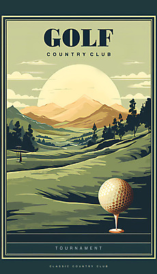 PSD 나무 구름 포스터 일러스트 골프장 자연 하늘 산 골프공 풍경 잔디 사람없음 초록색 빈티지 국내일러스트 자연요소 식물 컬러 컨셉 골프 공 스포츠시설 골프용품 생태계 파일형식