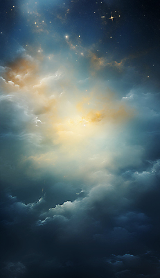 JPG 구름 편집이미지 백그라운드 하늘 사람없음 파란색 판타지 우주 신비 디지털합성 이미지편집 편집실사 AI컴퓨터그래픽 AI콘텐츠 자연요소 컬러 컨셉 상상 CG 파일형식