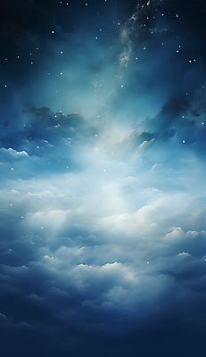 JPG 구름 편집이미지 백그라운드 하늘 사람없음 파란색 판타지 우주 신비 디지털합성 이미지편집 편집실사 AI컴퓨터그래픽 AI콘텐츠 자연요소 컬러 컨셉 상상 CG 파일형식