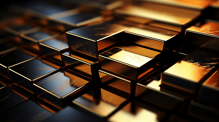 JPG 편집이미지 백그라운드 사람없음 쌓기 금속 사각형 금색 황금 디지털합성 금괴 이미지편집 편집실사 AI컴퓨터그래픽 AI콘텐츠 도형 컬러 모션 재질 CG 파일형식