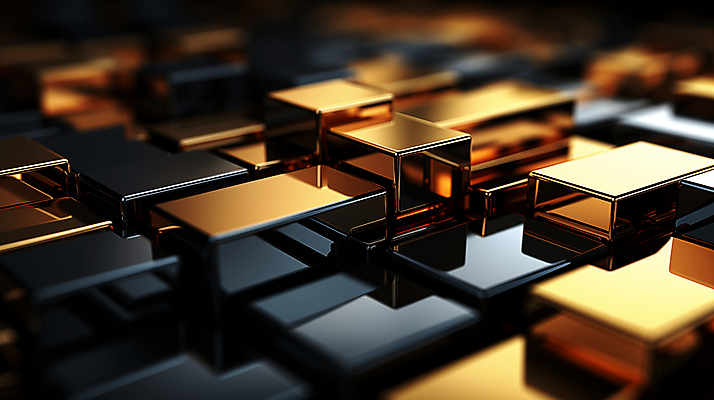 JPG 편집이미지 백그라운드 사람없음 쌓기 금속 사각형 금색 황금 디지털합성 금괴 이미지편집 편집실사 AI컴퓨터그래픽 AI콘텐츠 도형 컬러 모션 재질 CG 파일형식