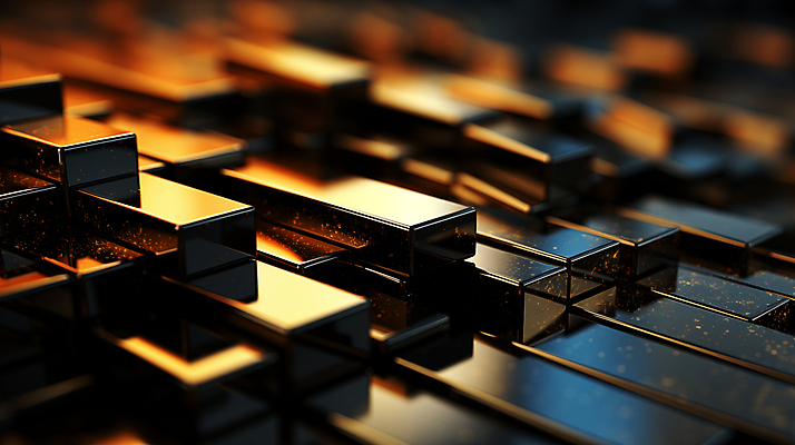 JPG 편집이미지 백그라운드 사람없음 쌓기 금속 사각형 금색 황금 디지털합성 금괴 이미지편집 편집실사 AI컴퓨터그래픽 AI콘텐츠 도형 컬러 모션 재질 CG 파일형식