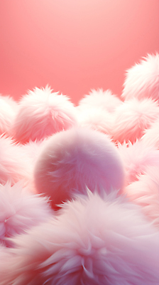 JPG 편집이미지 분홍색 털 사람없음 디지털합성 부드러움 뭉치 칼라솜 이미지편집 편집실사 AI컴퓨터그래픽 AI콘텐츠 컬러 감각 CG 부자재 파일형식