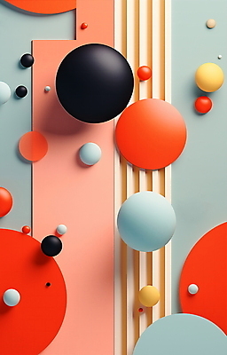 JPG 도형 편집이미지 백그라운드 추상 사람없음 그래픽 컬러풀 3D 입체 기하학 편집3D AI컴퓨터그래픽 AI콘텐츠 컬러 무늬 디지털합성 파일형식