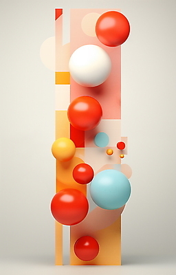 JPG 도형 편집이미지 백그라운드 추상 사람없음 그래픽 컬러풀 3D 입체 기하학 편집3D AI컴퓨터그래픽 AI콘텐츠 컬러 무늬 디지털합성 파일형식