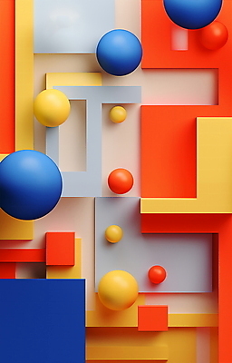 JPG 도형 편집이미지 백그라운드 추상 사람없음 그래픽 컬러풀 3D 입체 기하학 편집3D AI컴퓨터그래픽 AI콘텐츠 컬러 무늬 디지털합성 파일형식