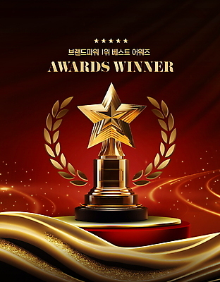 PSD 편집이미지 별 사람없음 빨간색 금색 우승 화려 천 트로피 시상 시상식 연말 월계관 이미지편집 자연요소 컬러 컨셉 직물 최고 상_우승 파일형식