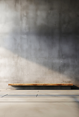 JPG 편집이미지 벽 사람없음 공간 회색 받침대 질감 나무탁자 콘크리트 편집실사 AI포토 AI콘텐츠 컬러 탁자 CG 파일형식