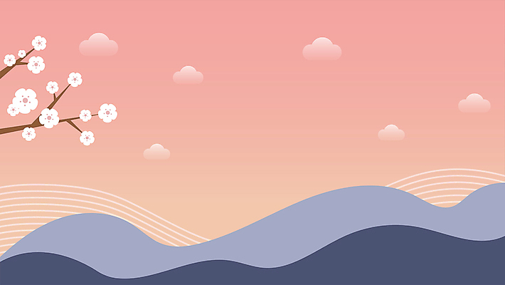 구름 꽃 새해 산 사람없음 태양 일출 새해인사 나뭇가지 모션그래픽 MP4 MOV 자연요소 나무 식물 노을 인사 동영상 파일형식