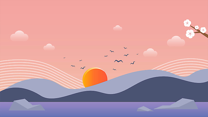 구름 꽃 바다 조류 새해 사람없음 태양 일출 새해인사 바위 나뭇가지 새떼 모션그래픽 MP4 MOV 자연요소 나무 식물 동물 노을 돌_바위 인사 동영상 파일형식