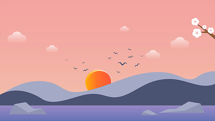 구름 꽃 바다 조류 새해 사람없음 태양 일출 새해인사 바위 나뭇가지 새떼 모션그래픽 MP4 MOV 자연요소 나무 식물 동물 노을 돌_바위 인사 동영상 파일형식