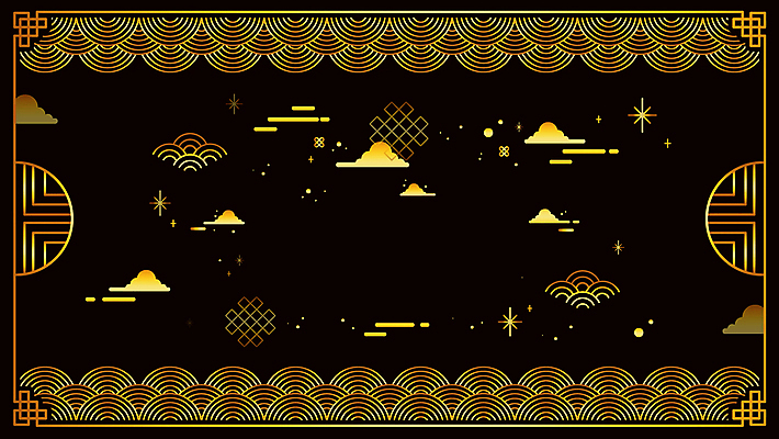 구름 새해 사람없음 반짝임 전통문양 검은색 금색 새해인사 모션그래픽 MP4 MOV 자연요소 전통 문양 컬러 모션 인사 동영상 파일형식