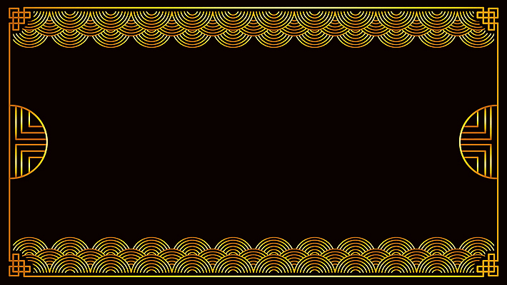 새해 사람없음 전통문양 검은색 금색 새해인사 모션그래픽 MP4 MOV 전통 문양 컬러 인사 동영상 파일형식