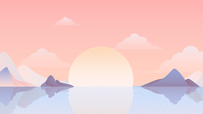 구름 바다 섬 새해 사람없음 태양 일출 새해인사 모션그래픽 MP4 MOV 자연요소 노을 인사 동영상 파일형식