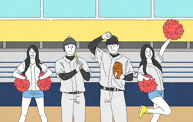 여자 남자 허리손 일러스트 응원 함께함 들기 여러명 상반신 성인 손들기 야구 야구방망이 야구선수 야구글러브 야구공 치어리더 야구장 응원수술 성인만 국내일러스트 AI파일 포즈 다수 컨셉 공 스포츠시설 모션 운동선수 사람 구기 응원용품 야구용품 글러브 파일형식 벡터