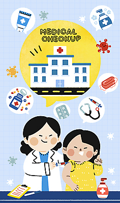 PSD 여자 도로 일러스트 청진기 병원 주사기 손짓 상반신 성인 두명 파란색 알약 펜 환자 의사 의료용품 약병 예방 서류판 소독제 예방주사 접종 성인여자만 국내일러스트 길 컬러 의학 의료기기 교통시설 모션 사람 필기구 약 사무용품 의료진 병_담는 여자만 성인만 파일형식