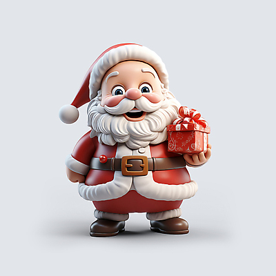 전신 PSD 편집이미지 노년 남자 크리스마스 3D캐릭터 한명 서기 들기 빨간색 선물상자 산타클로스 디지털합성 산타캐릭터 노인남자한명만 편집소스 편집3D 캐릭터 1 기념일 컬러 모션 선물 사람 성인 상자 3D 남자한명만 노인남자만 파일형식