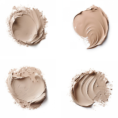 JPG 편집이미지 붓터치 사람없음 뷰티 화장품 액체 질감 바르기 로션 베이지색 편집실사 AI포토 AI콘텐츠 컬러 모션 CG 파일형식