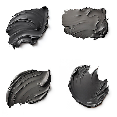 JPG 편집이미지 붓터치 사람없음 뷰티 검은색 화장품 액체 질감 바르기 로션 편집실사 AI포토 AI콘텐츠 컬러 모션 CG 파일형식