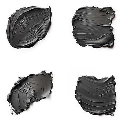 JPG 편집이미지 붓터치 사람없음 뷰티 검은색 화장품 액체 질감 바르기 로션 편집실사 AI포토 AI콘텐츠 컬러 모션 CG 파일형식