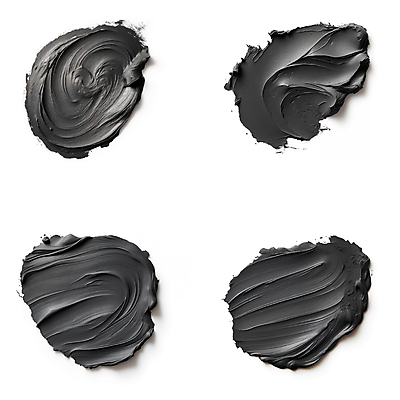 JPG 편집이미지 붓터치 사람없음 뷰티 검은색 화장품 액체 질감 바르기 로션 편집실사 AI포토 AI콘텐츠 컬러 모션 CG 파일형식