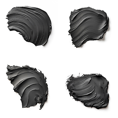 JPG 편집이미지 붓터치 사람없음 뷰티 검은색 화장품 액체 질감 바르기 로션 편집실사 AI포토 AI콘텐츠 컬러 모션 CG 파일형식