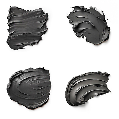 JPG 편집이미지 붓터치 사람없음 뷰티 검은색 화장품 액체 질감 바르기 로션 편집실사 AI포토 AI콘텐츠 컬러 모션 CG 파일형식