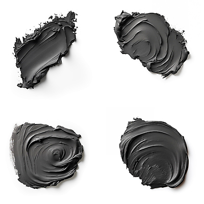 JPG 편집이미지 붓터치 사람없음 뷰티 검은색 화장품 액체 질감 바르기 로션 편집실사 AI포토 AI콘텐츠 컬러 모션 CG 파일형식