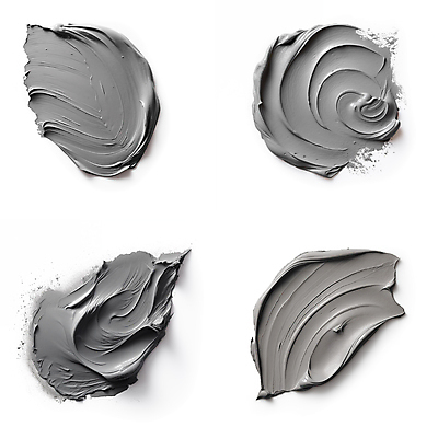 JPG 편집이미지 붓터치 사람없음 뷰티 화장품 회색 액체 질감 바르기 로션 편집실사 AI포토 AI콘텐츠 컬러 모션 CG 파일형식