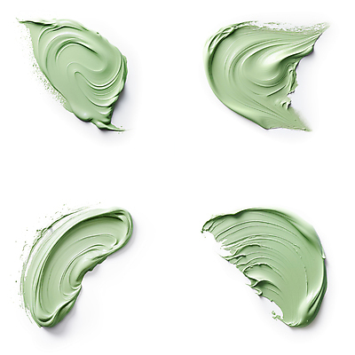 JPG 편집이미지 붓터치 사람없음 초록색 뷰티 화장품 액체 질감 바르기 로션 편집실사 AI포토 AI콘텐츠 컬러 모션 CG 파일형식