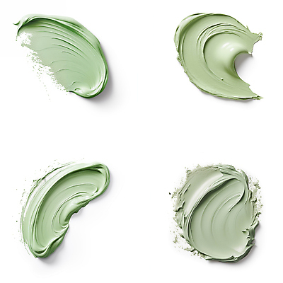 JPG 편집이미지 붓터치 사람없음 초록색 뷰티 화장품 액체 질감 바르기 로션 편집실사 AI포토 AI콘텐츠 컬러 모션 CG 파일형식