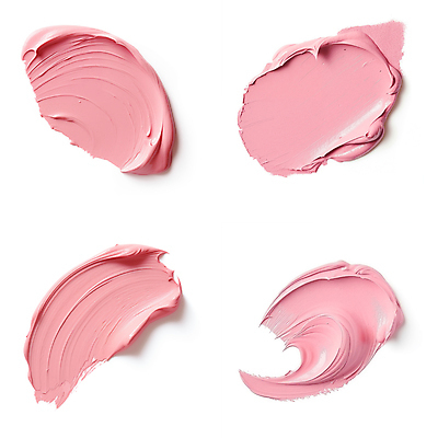 JPG 편집이미지 분홍색 붓터치 사람없음 뷰티 화장품 액체 질감 바르기 로션 편집실사 AI포토 AI콘텐츠 컬러 모션 CG 파일형식