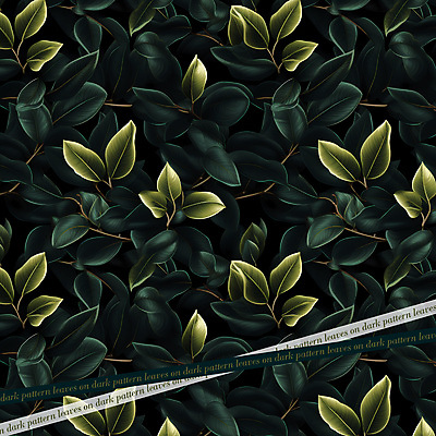 PSD 식물 편집이미지 백그라운드 잎 패턴 텍스트 나뭇잎 사람없음 초록색 검은색 풀 이미지편집 컬러 무늬 파일형식