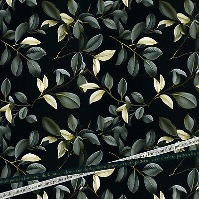 PSD 식물 편집이미지 백그라운드 잎 패턴 텍스트 나뭇잎 사람없음 초록색 검은색 풀 이미지편집 컬러 무늬 파일형식