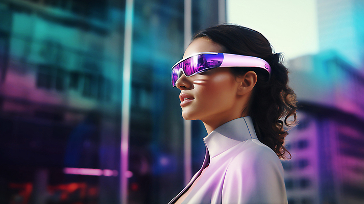 JPG 편집이미지 여자 미래 한명 정장 상반신 성인 건물 보라색 비즈니스우먼 의료성형뷰티 성인여자한명만 VR기기 이미지편집 편집실사 AI인물포토 AI콘텐츠 1 건축물 옷 컬러 컨셉 비즈니스 사람 기계 직장인 CG 가상현실 여자한명만 성인여자만 파일형식 AI포토