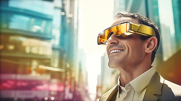 JPG 편집이미지 남자 미래 한명 미소 정장 상반신 성인 건물 올려보기 비즈니스맨 의료성형뷰티 성인남자한명만 VR기기 이미지편집 편집실사 AI인물포토 AI콘텐츠 1 건축물 옷 컨셉 비즈니스 모션 표정 사람 기계 직장인 CG 가상현실 남자한명만 성인남자만 파일형식 AI포토