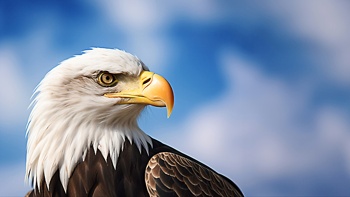 JPG 편집이미지 한마리 하늘 사람없음 독수리 흰머리독수리 편집실사 AI포토 AI콘텐츠 1 조류 CG 파일형식