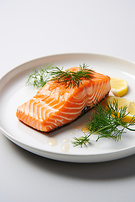 JPG 편집이미지 접시 요리 사람없음 레몬 디지털합성 연어 연어스테이크 연어요리 플레이팅 편집실사 AI포토 AI콘텐츠 식기 음식 과일 어류 스테이크 상차림 CG 파일형식