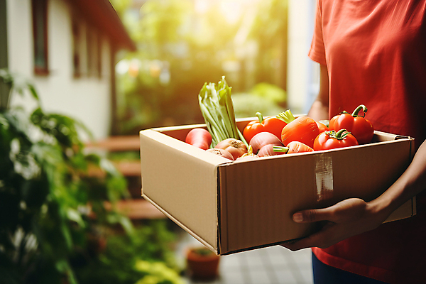 JPG 편집이미지 피망 한명 들기 사람 상반신 성인 야외 상자 신선 배송 유기농 직거래 성인한명만 산지직송 편집실사 AI포토 AI콘텐츠 1 웰빙 채소 모션 거래 CG 성인만 파일형식 직송