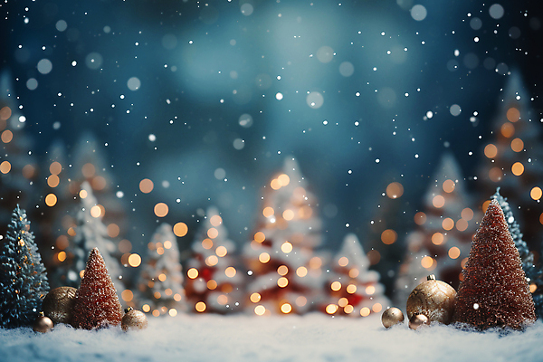 JPG 편집이미지 백그라운드 크리스마스 겨울 사람없음 반짝임 크리스마스트리 눈 보케 오너먼트 편집실사 AI포토 AI콘텐츠 자연요소 계절 기념일 크리스마스장식 모션 날씨 CG 파일형식