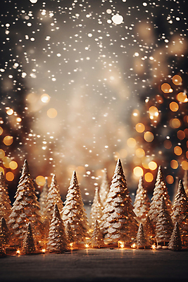 JPG 편집이미지 백그라운드 크리스마스 겨울 사람없음 반짝임 크리스마스트리 눈 보케 편집실사 AI포토 AI콘텐츠 자연요소 계절 기념일 모션 날씨 CG 파일형식