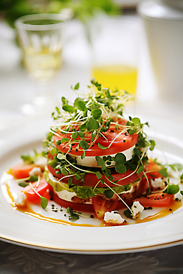 JPG 편집이미지 접시 토마토 사람없음 샐러드 애피타이저 디지털합성 건강식 카프레제 편집실사 AI포토 AI콘텐츠 식기 음식 채소 CG 파일형식