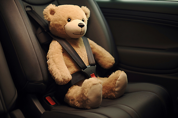 JPG 편집이미지 자동차 안전 사람없음 곰인형 보호 사건 디지털합성 예방 안전벨트 착용 카시트 편집실사 AI포토 AI콘텐츠 인형 육상교통 컨셉 의자 CG 파일형식