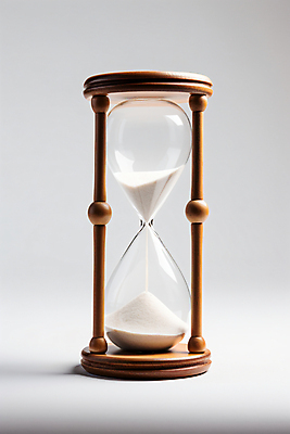 JPG 편집이미지 사람없음 흰색 시간 모래시계 디지털합성 오브젝트 아날로그 편집실사 AI포토 AI콘텐츠 모래 시계 컬러 CG 파일형식