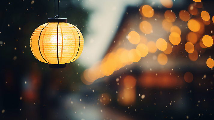 JPG 편집이미지 조명 사람없음 야외 등불 저녁 디지털합성 보케 편집실사 AI포토 AI콘텐츠 야간 CG 파일형식