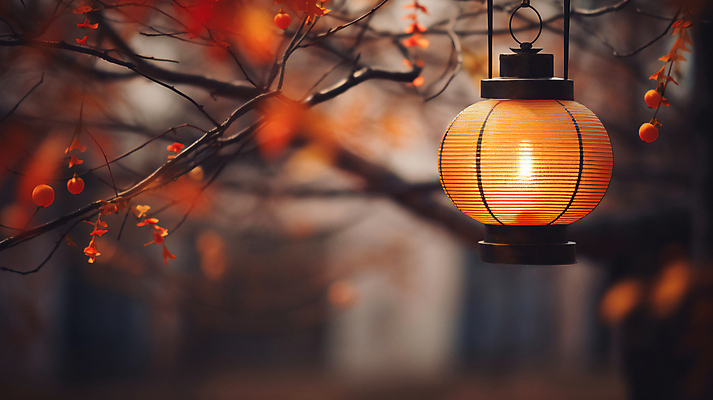 JPG 편집이미지 조명 사람없음 야외 나뭇가지 등불 저녁 디지털합성 보케 편집실사 AI포토 AI콘텐츠 나무 야간 CG 파일형식