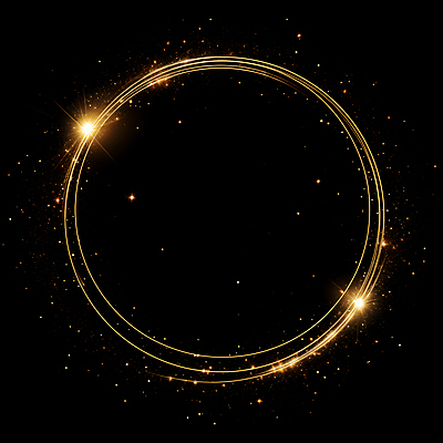 JPG 편집이미지 선 프레임 사람없음 빛 반짝임 검은색 금색 원형 디지털합성 써클 편집소스 이미지편집 편집실사 AI컴퓨터그래픽 AI콘텐츠 도형 컬러 모션 CG 파일형식