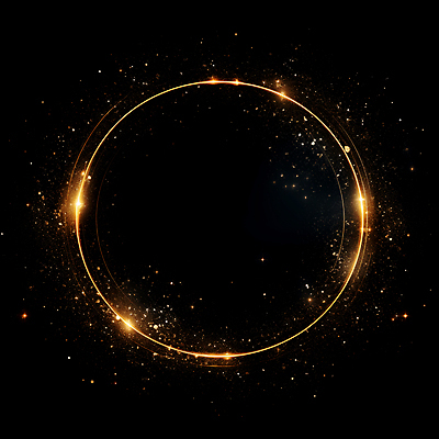 JPG 편집이미지 선 프레임 사람없음 빛 반짝임 검은색 금색 원형 디지털합성 써클 편집소스 이미지편집 편집실사 AI컴퓨터그래픽 AI콘텐츠 도형 컬러 모션 CG 파일형식